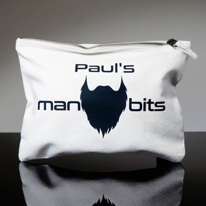 Sac homme personnalisé - cadeau pour lui - cadeau drôle - cadeau pour mari- sac à provisions homme- sac en toile personnalisé - bureau secret du Père Noël