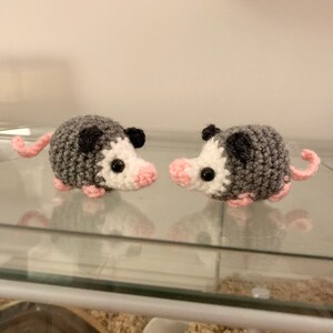 Possum Stuffed Animal Crochet Opossum Stuffy Plush Toy Crochet Possum |