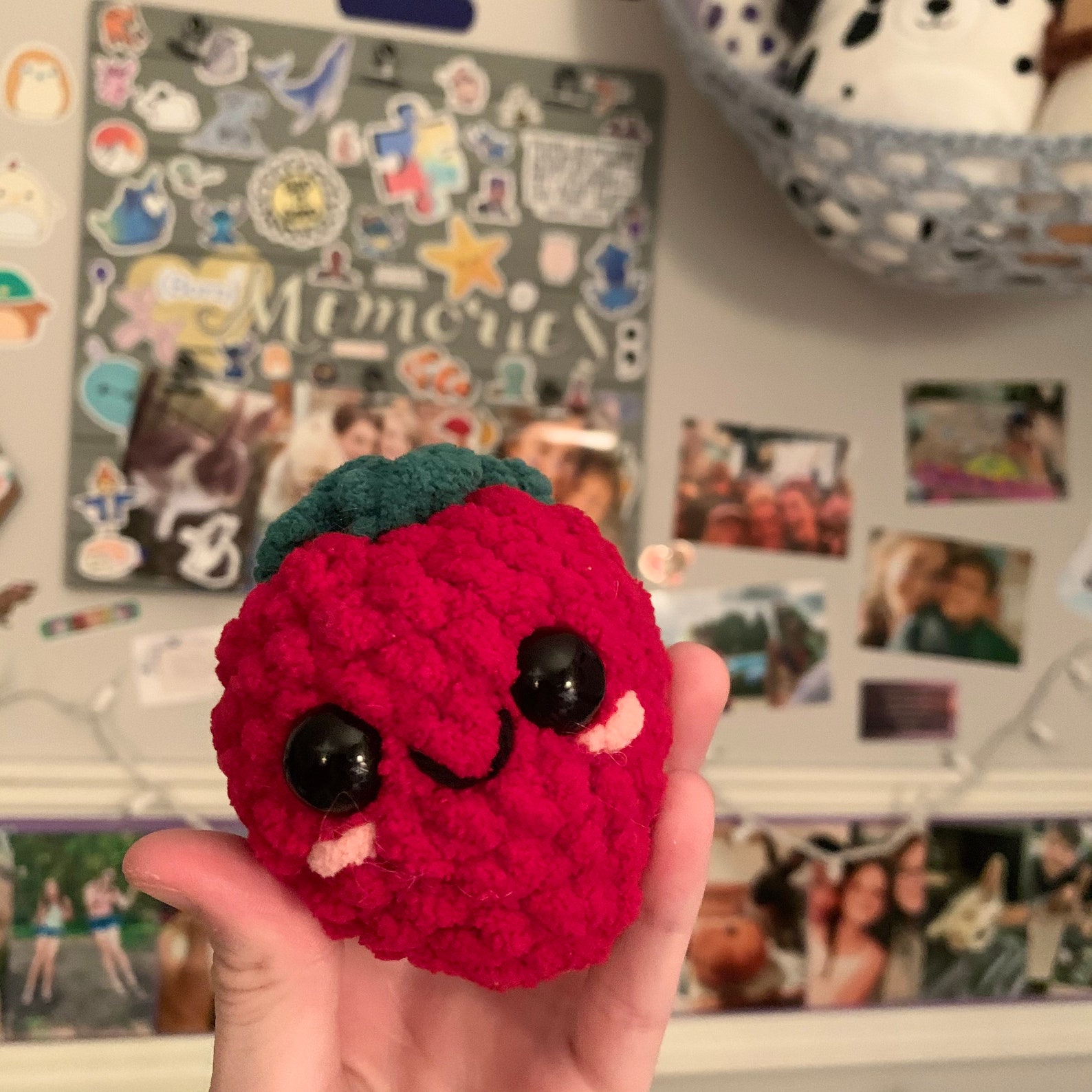 Strawberry Stuffed Animal Handmade Crochet Plush Fruit Etsy