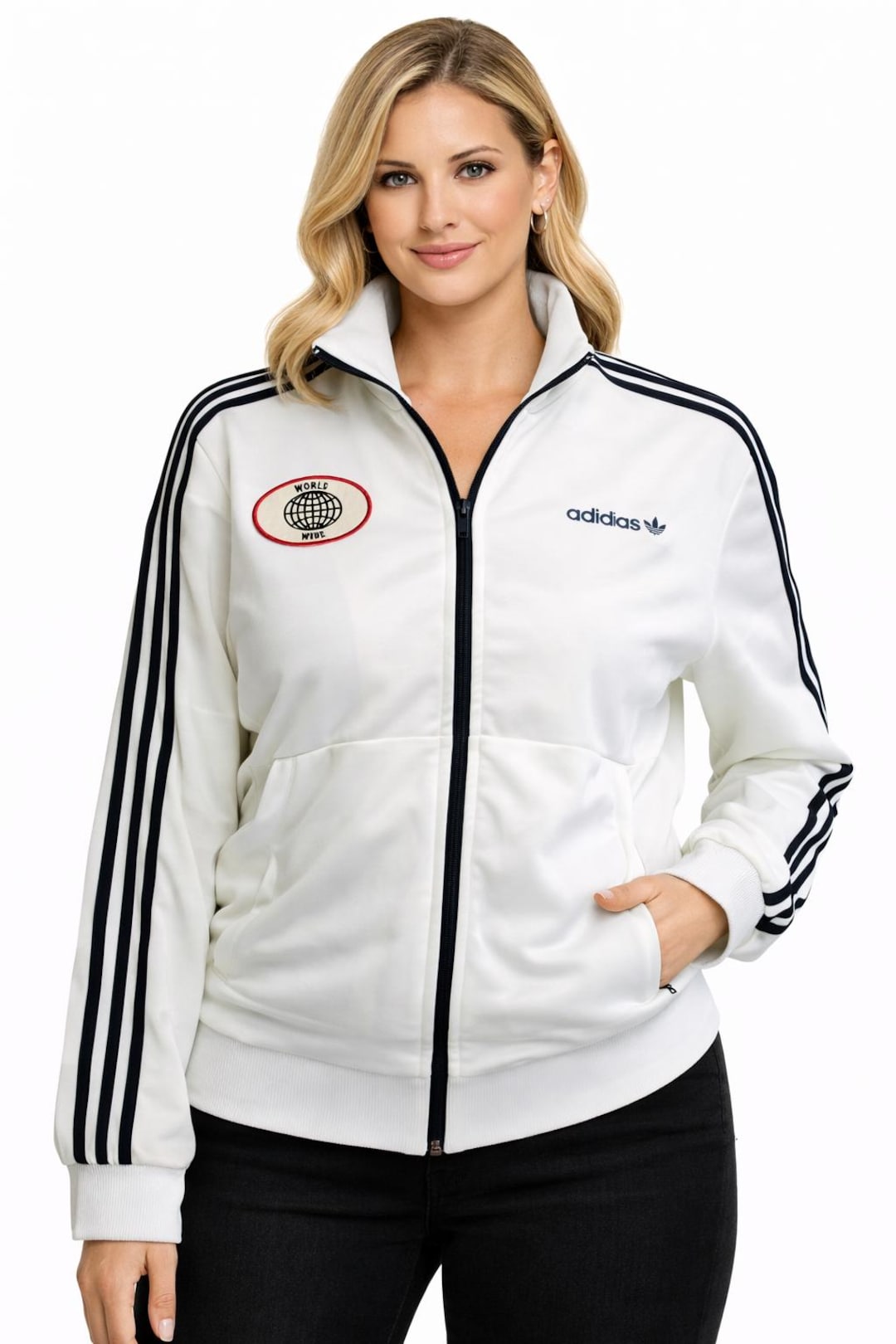 Vintage ADIDAS Jacket White Blue Unisex 70s 80s Size S - Etsy Canada
