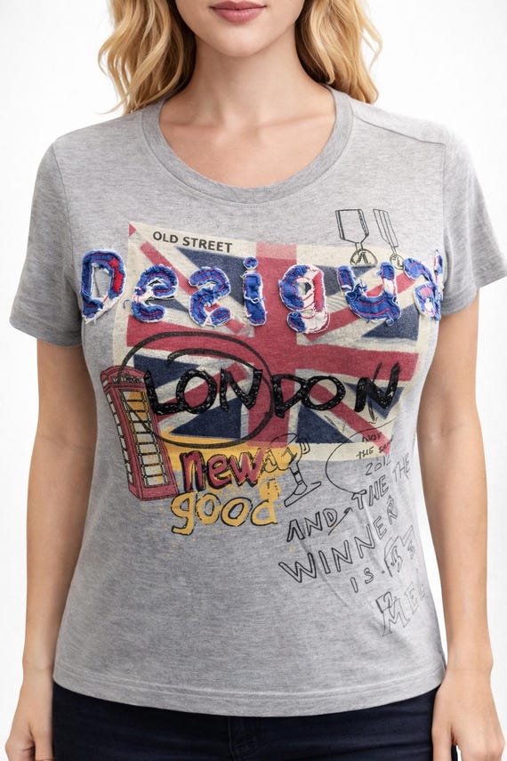 Haut Desigual Taille S - Occasion En Très Bon état, Style Coloré Et Unique
