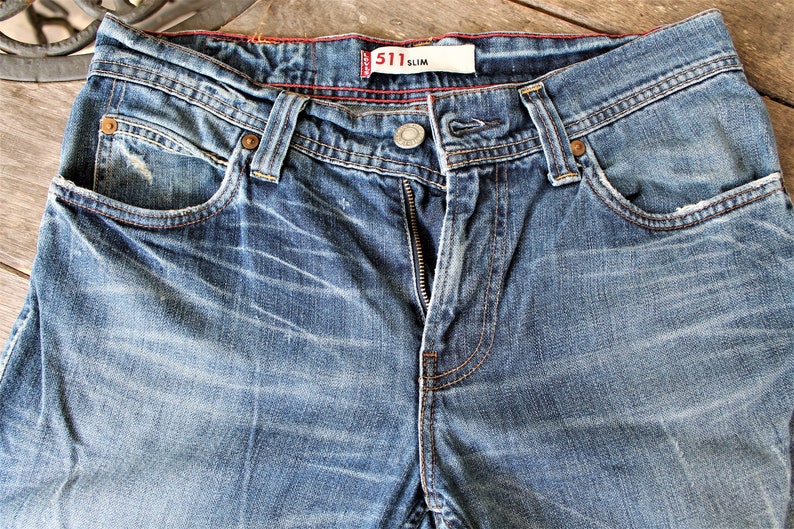 Vintage Lewi Straus 511 jeans slim blue pants