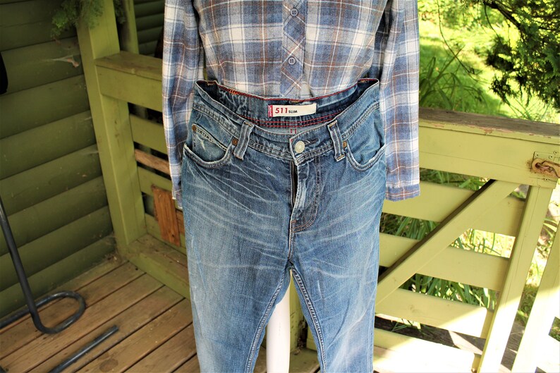 Vintage Lewi Straus 511 jeans slim blue pants