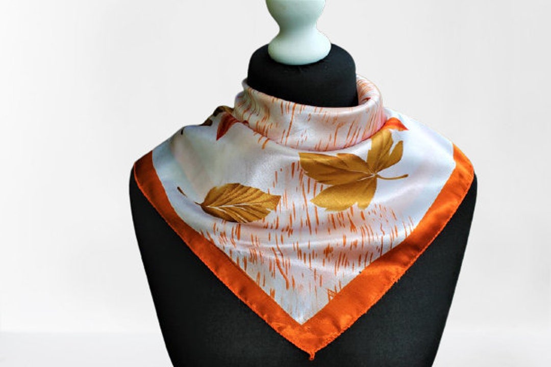 Black Orange & White Scarf main image 0