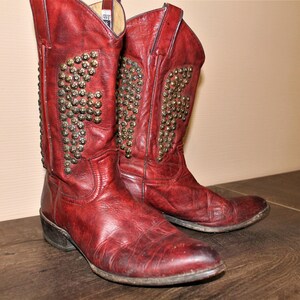 Women's Frye Daisy Duke Cowgirl Western Spanish leather Daisy Duke cowboy boots