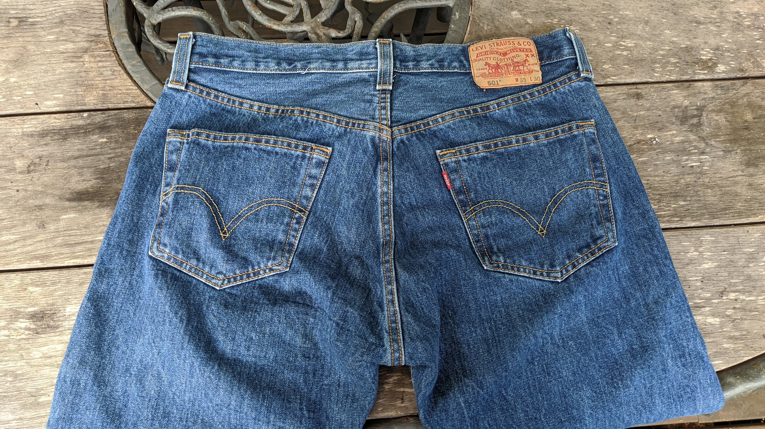 Vintage Jeans Blue Levi Strauss 501 W 33 L 30 Denim - Etsy