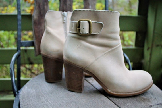 beige boots womens uk