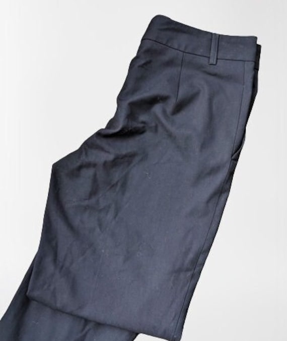 Black Vintage Trousers Women Pants 