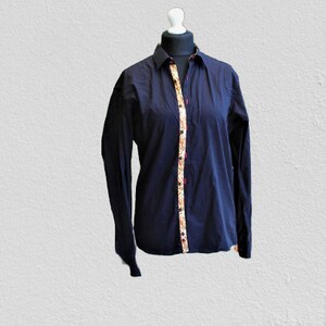 Shirt schwarz unisex Vintage Männer schlanke Sway Shirt & Co Größe M 39 40