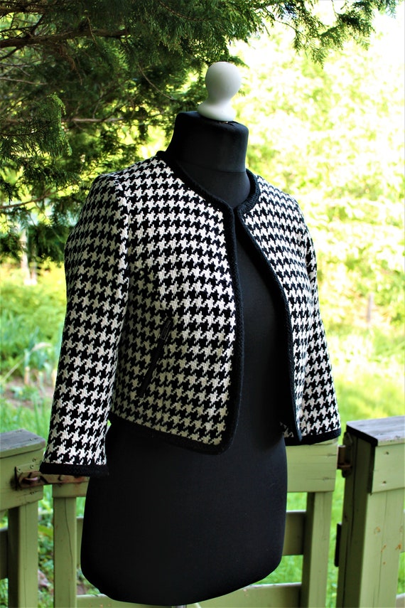 Veste Blazer Femme Vintage Taille 38 En Laine (80%) - Couleur Kaki - Très Bon état