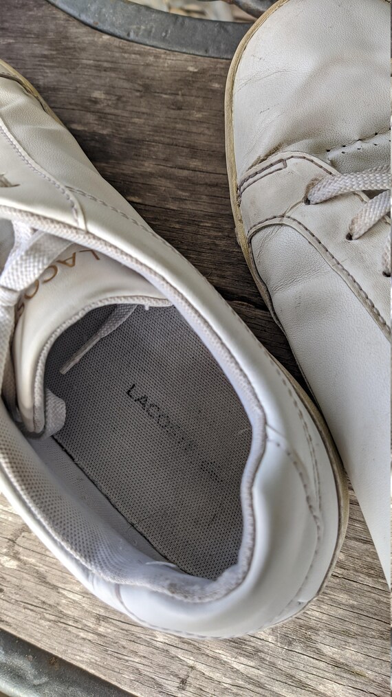 Vintage Lacoste shoes leather sneakers 