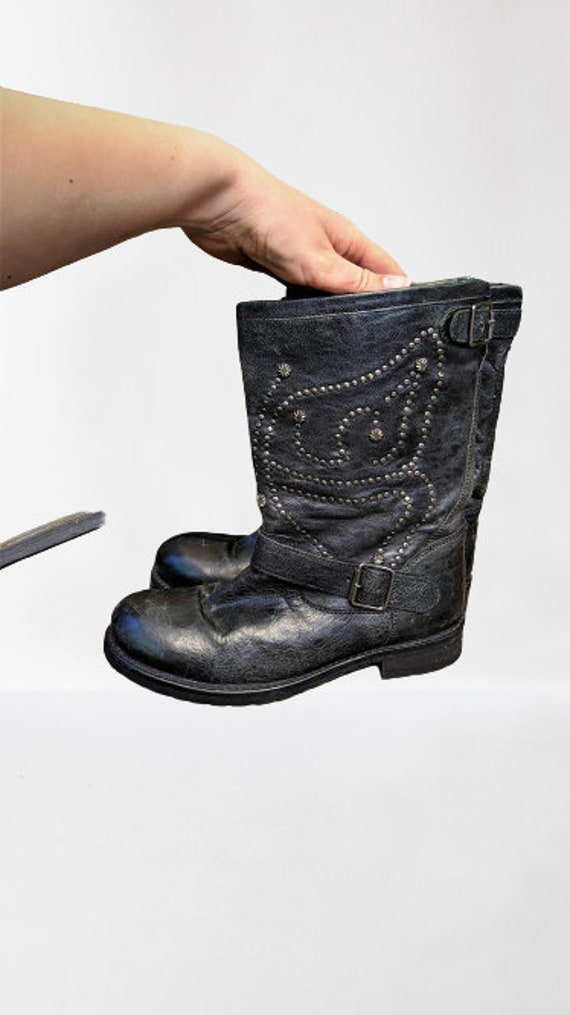 Ash tatum biker boots new arrivals