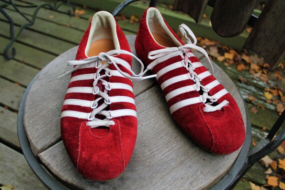 Rode suède leren schoenen heren stropdas sneakers wit - Etsy Nederland