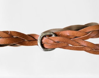 Vintage Metal Belt Braided Women Silver - Etsy display picture 1