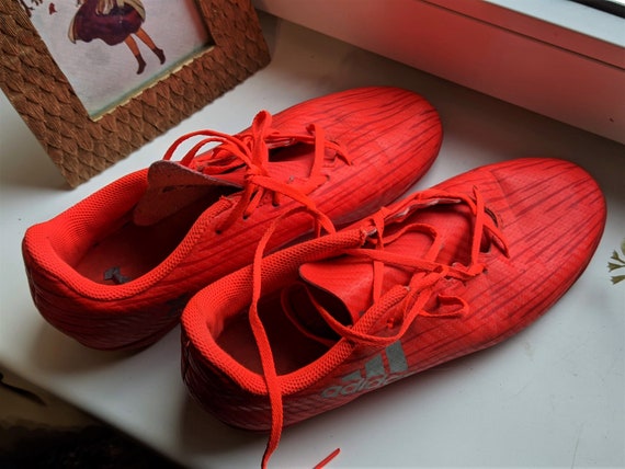 salón Cariñoso sonrojo Zapatillas Adidas rojas mujer vintage Talla 5 UK/ 38 EU/ 7.5 - Etsy México