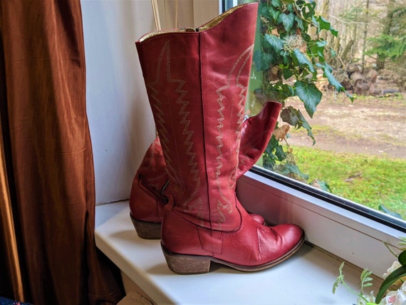 soft leather womens cowboy boots