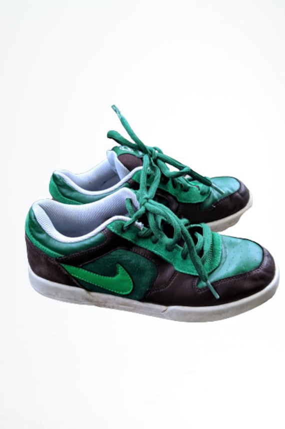 Vintage Shoes Renzo JR Green Sneakers Junior Women - Etsy