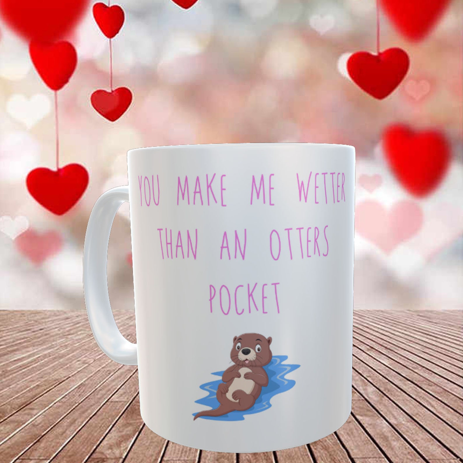 Funny Rude Valentines Wetter Than An Otters Pocket Etsy