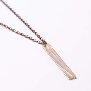 Bar - Upcycled Jewelry Music Cymbal Necklace