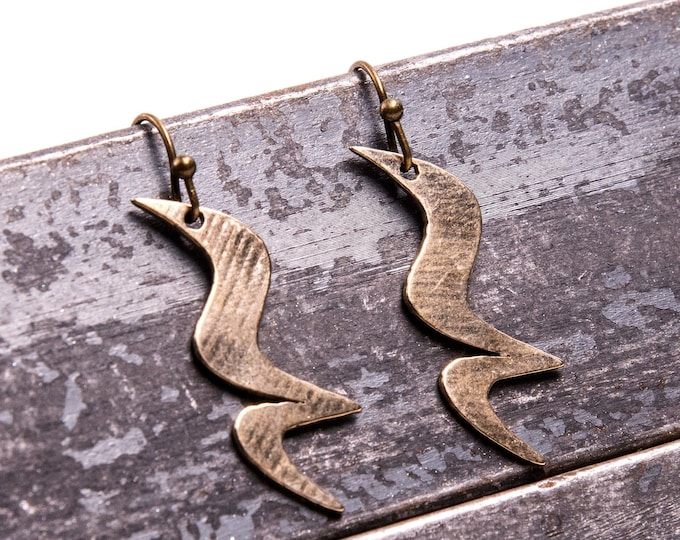 Rest - Reclaimed Cymbal Earrings