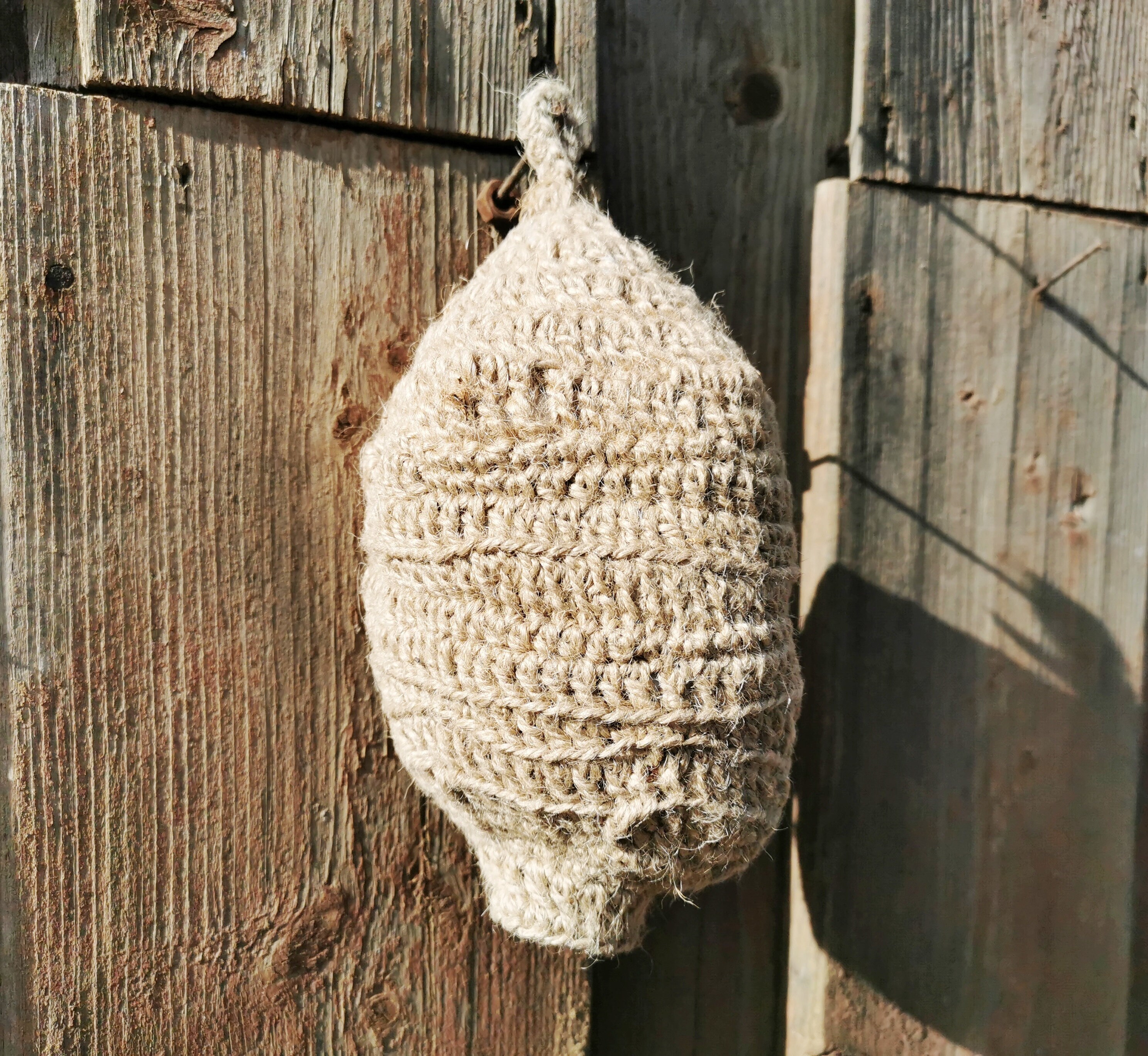 Wasp nest decoy Wasp trap Jute wasp nest decor Fake Etsy