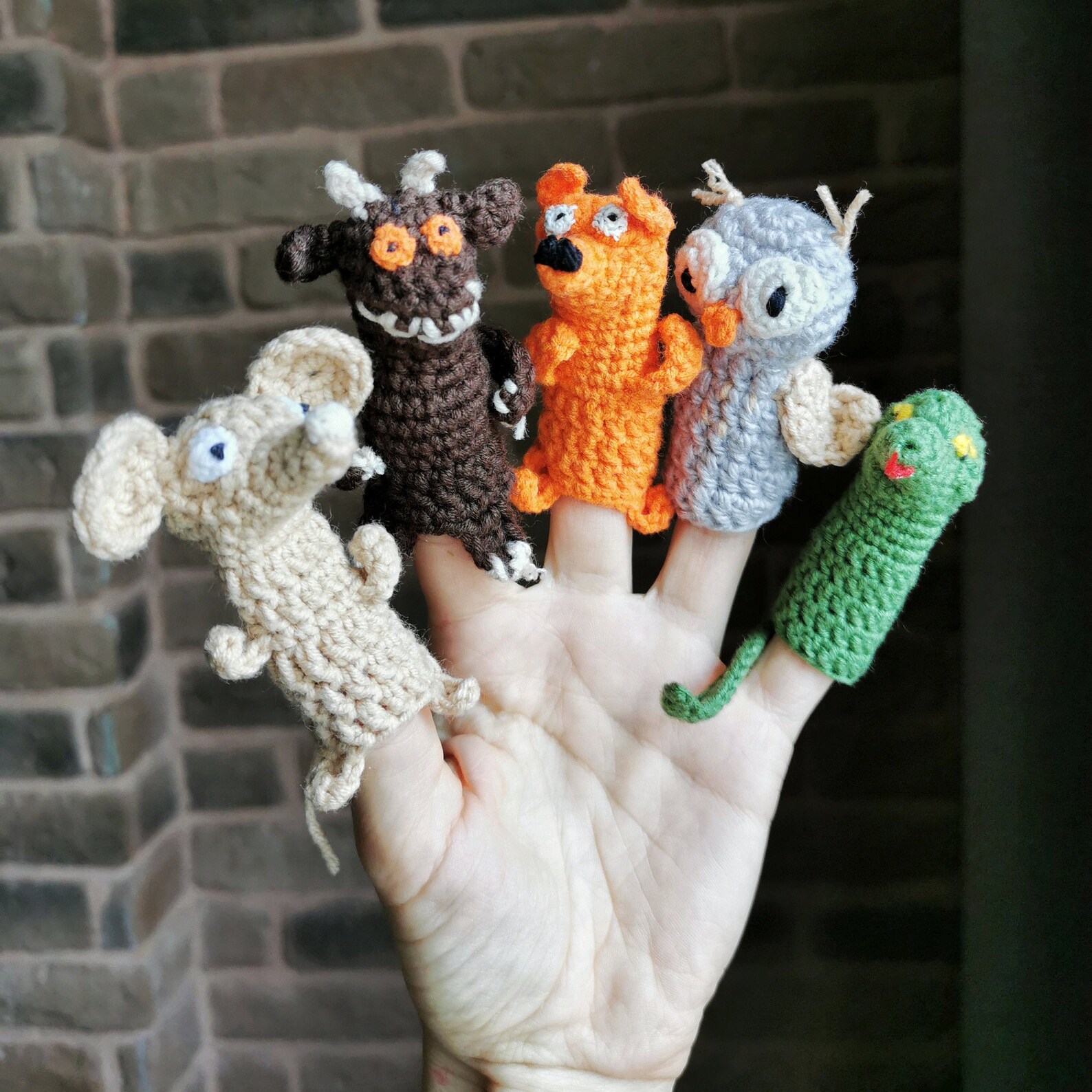 Set of Finger puppets Gruffalo fairy tale characters Toddler | Etsy