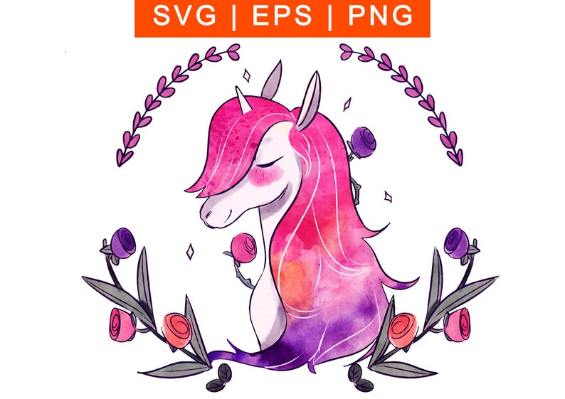 Download Clip Art Unicorn Head Svg Cute Unicorn Svg Silhouette Cut File Cricut Svg Unicorn Unicorn Vector File Instant Download Unicorn Svg File Art Collectibles