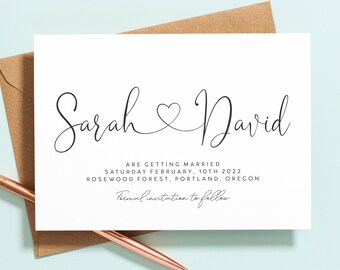 Keep it Stylish With These Simple Save-the-Date Designs