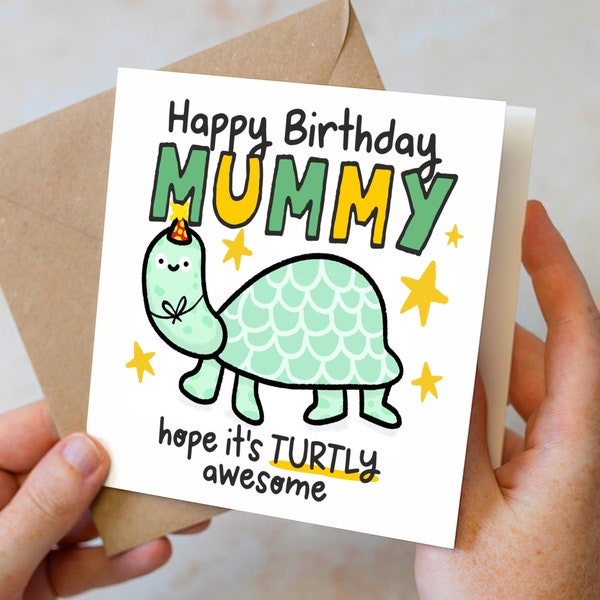 Mummy Birthday Card, Wonderful Mum Card For Her, Special Mummy Birthday Card From Daughter, Mummy, Mother, Best Friend, Funny Mum Card