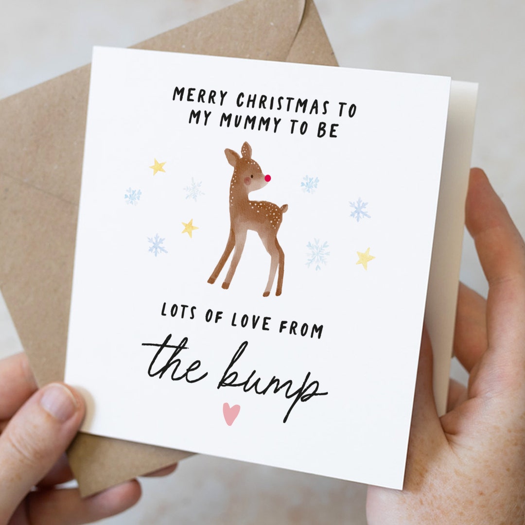 Christmas Card Mummy From Bump Christmas