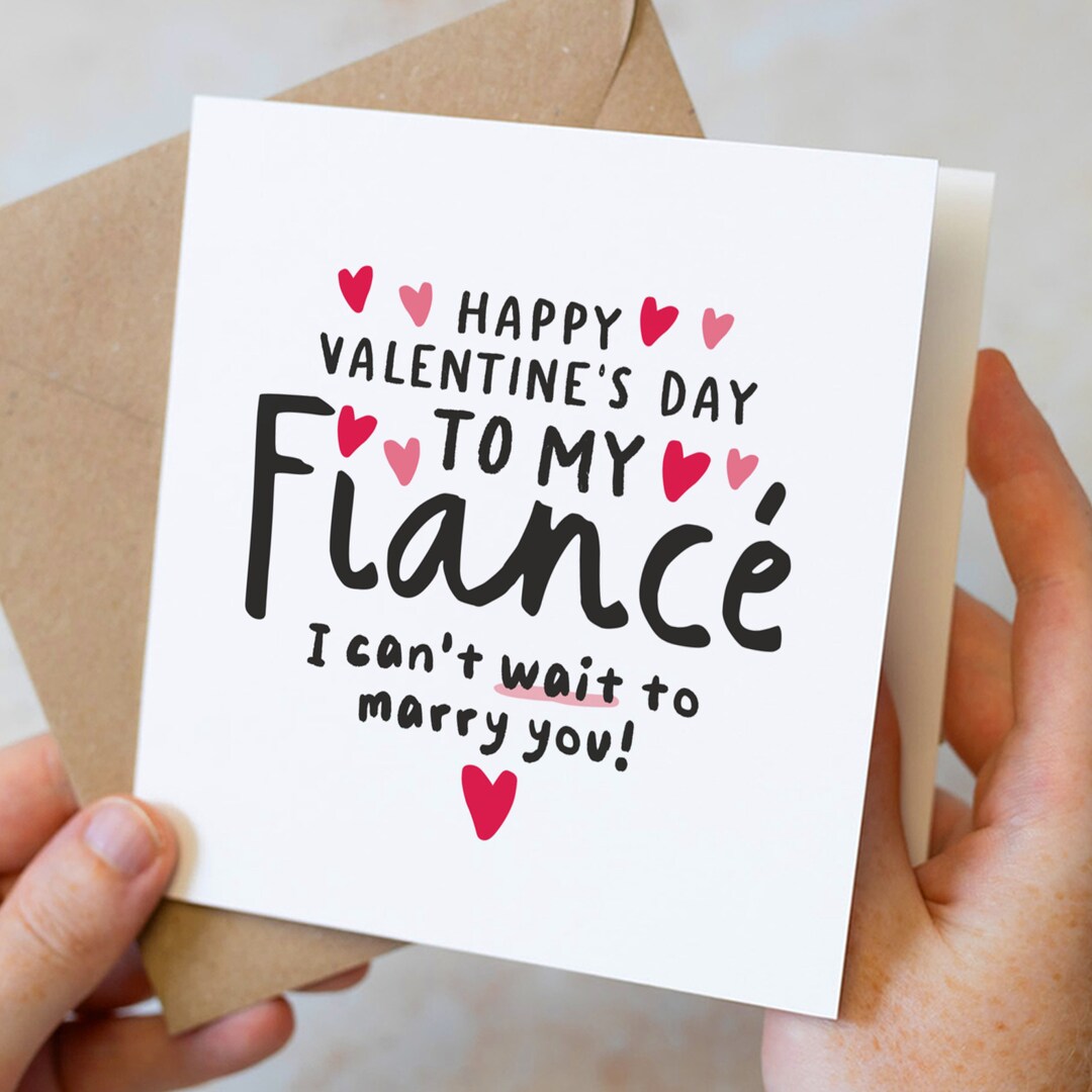 Fiancé Valentines Card, Husband to Be Valentines Day Card, Future ...