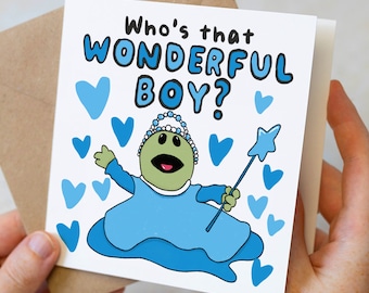 Nanalan Birthday Card For Boyfriend, Funny Nanalan Birthday Card For Him, Nanalan Anniversary Card, Meme Card, Who's That Wonderful Boy