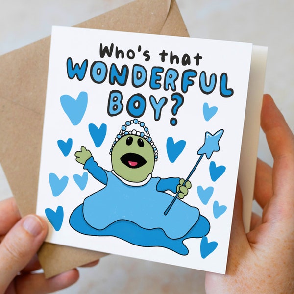 Nanalan Birthday Card For Boyfriend, Funny Nanalan Birthday Card For Him, Nanalan Anniversary Card, Meme Card, Who's That Wonderful Boy