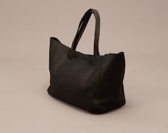 Tote Bag Leather Vegetable Tanned