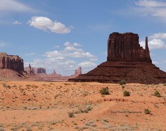 One of the Mittens in Monument Valley