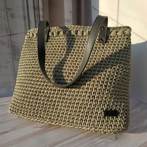 Gehäkelte Shopper Tasche für Frauen