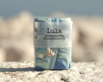 Naturseife *Lula*  120 g aus Pflanzenölen, Duschseife aktiviert entspannt Urlaub Meer Hautpflege Naturkosmetik Muschel Strand Hautreinigung