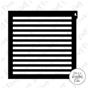 May include: Black and white striped digital file for crafting. The file features a crescent moon in the top right corner.