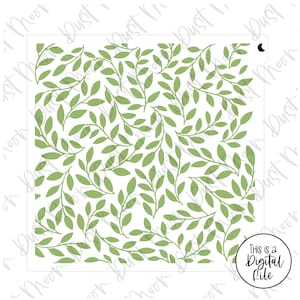 May include: A seamless pattern featuring a repeating design of green leaves on a white background. The leaves are arranged in a random pattern, creating a natural and organic feel.