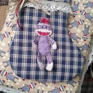 Primitive Sock Monkey Baby Photo Album