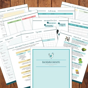 Backyard Chicken Keeper's Journal & Planner Printables | Egg Count Printable | Chicken Health Resources