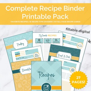 Komplette Rezeptmappe