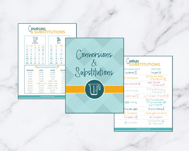 Complete Kitchen Printable Pack Recipe Binder, Meal Planning, Inventories, Food Storage Labels, Planner Stickers, & More image 6