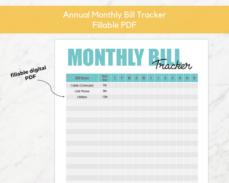 Due date tracker