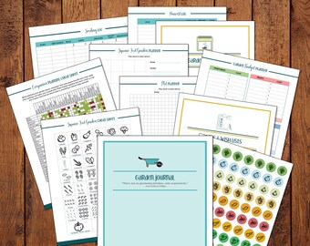 Planificateur de jardin complet et journal | Planificateur de jardins potagers et fruitiers