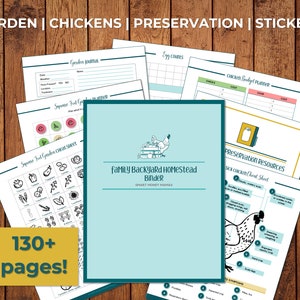 Ultimate Backyard Homestead Printable Kit Garden Planner - Etsy