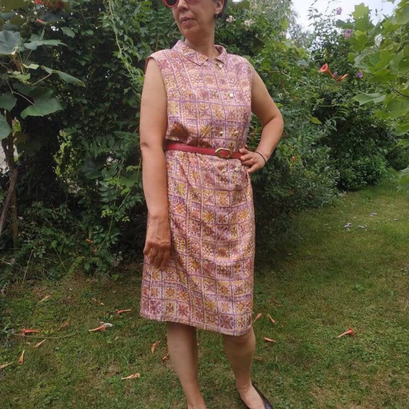 Silk Big Bow Shift Dress