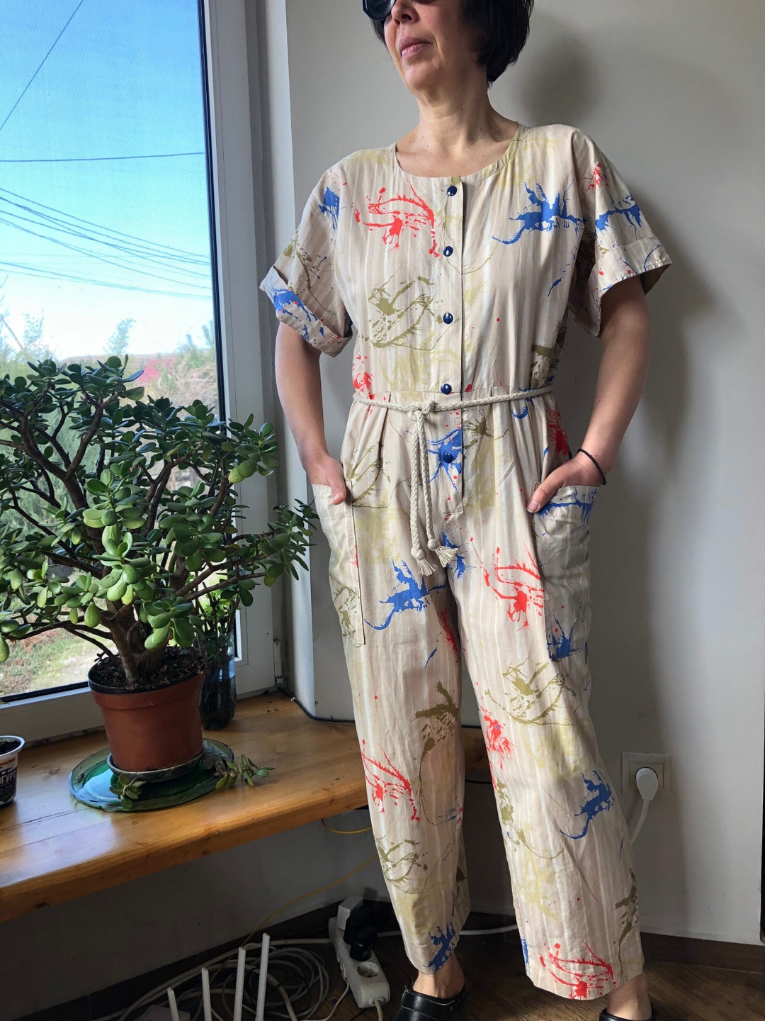 Vintage 1980s Jumpsuit (XXS)