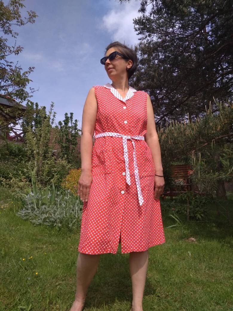 house on the hill dress red ワンピース70