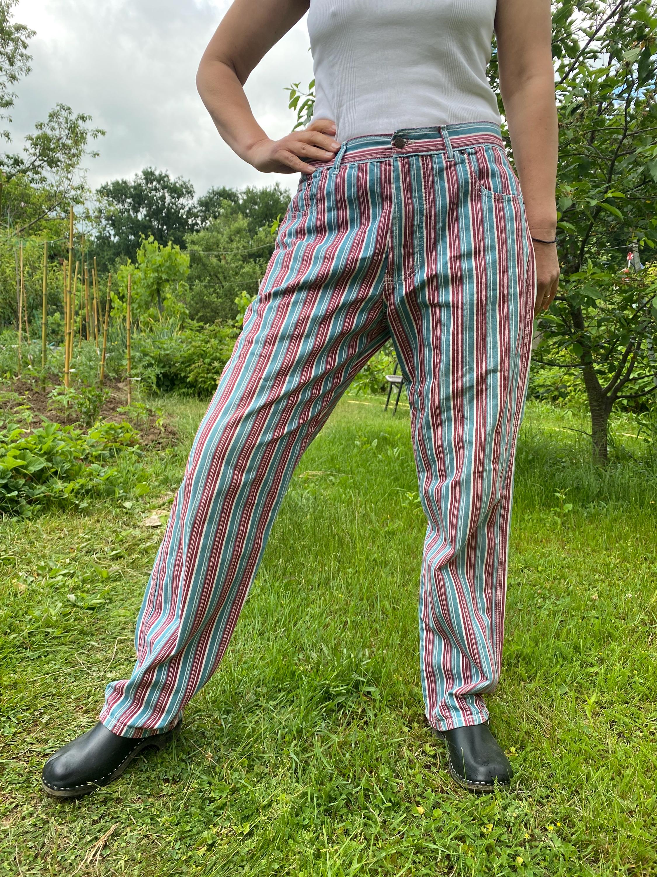 90s Striped Pants - Etsy - Page 2